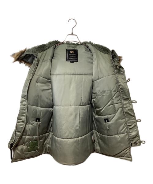 ALPHA INDUSTRIES（アルファインダストリーズ）ALPHA INDUSTRIES (アルファインダストリーズ) フライトジャケット 黄緑 サイズ:Mの古着・服飾アイテム