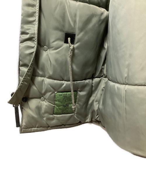 ALPHA INDUSTRIES（アルファインダストリーズ）ALPHA INDUSTRIES (アルファインダストリーズ) フライトジャケット 黄緑 サイズ:Mの古着・服飾アイテム