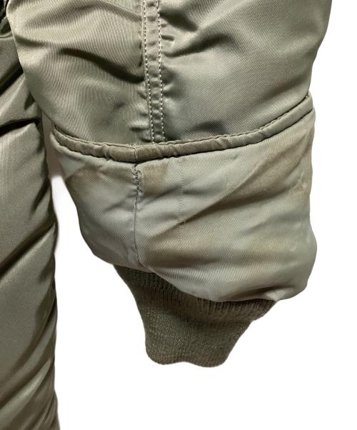 ALPHA INDUSTRIES（アルファインダストリーズ）ALPHA INDUSTRIES (アルファインダストリーズ) フライトジャケット 黄緑 サイズ:Mの古着・服飾アイテム