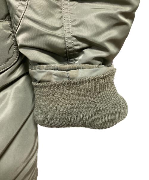 ALPHA INDUSTRIES（アルファインダストリーズ）ALPHA INDUSTRIES (アルファインダストリーズ) フライトジャケット 黄緑 サイズ:Mの古着・服飾アイテム