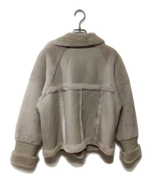 DAMA collection（ダーマコレクション）DAMA collection (ダーマコレクション) ムートンジャケット ベージュ サイズ:9ARの古着・服飾アイテム