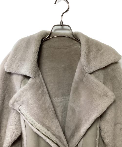 DAMA collection（ダーマコレクション）DAMA collection (ダーマコレクション) ムートンジャケット ベージュ サイズ:9ARの古着・服飾アイテム