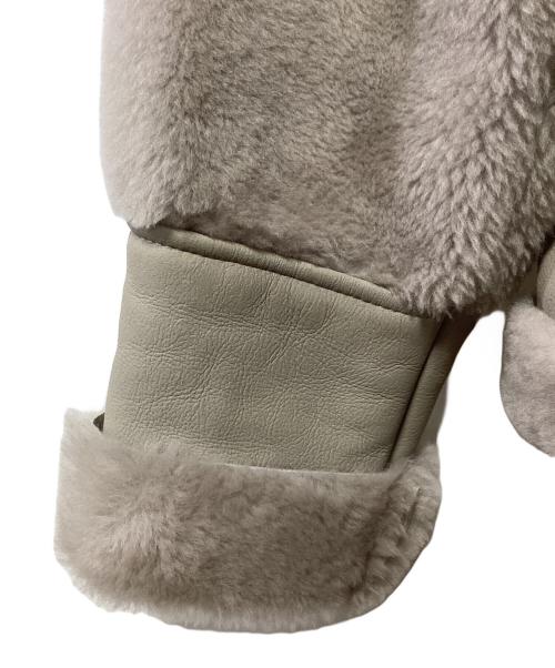 DAMA collection（ダーマコレクション）DAMA collection (ダーマコレクション) ムートンジャケット ベージュ サイズ:9ARの古着・服飾アイテム