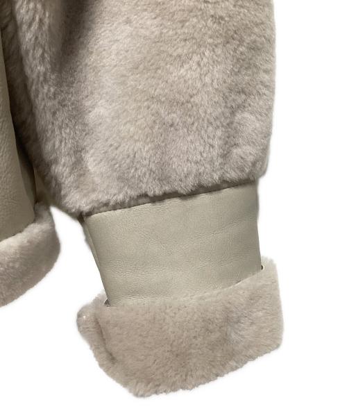 DAMA collection（ダーマコレクション）DAMA collection (ダーマコレクション) ムートンジャケット ベージュ サイズ:9ARの古着・服飾アイテム