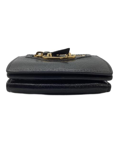 BALENCIAGA（バレンシアガ）BALENCIAGA (バレンシアガ) 3つ折り財布 ブラックの古着・服飾アイテム