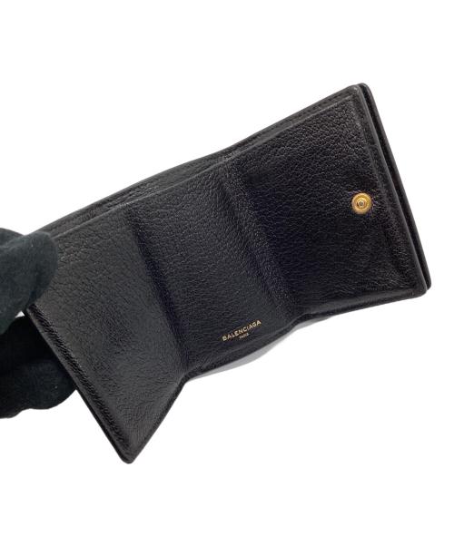 BALENCIAGA（バレンシアガ）BALENCIAGA (バレンシアガ) 3つ折り財布 ブラックの古着・服飾アイテム