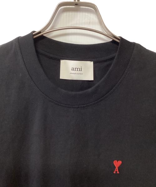AMI PARIS（アミ パリス）AMI PARIS (アミ パリス) ハートロゴTシャツ ブラック サイズ:Mの古着・服飾アイテム