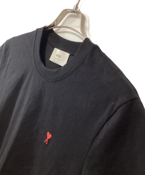 AMI PARIS（アミ パリス）AMI PARIS (アミ パリス) ハートロゴTシャツ ブラック サイズ:Mの古着・服飾アイテム