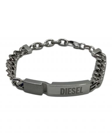 diesel ブレスレット シルバー 新品未使用 中古・古着通販】DIESEL (ディーゼル) ブレスレット シルバー