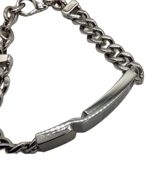 DIESEL（ディーゼル）DIESEL (ディーゼル) ブレスレット シルバーカラーの古着・服飾アイテム