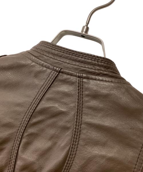 goa（ゴア）goa (ゴア) レザージャケット ブラウン サイズ:1の古着・服飾アイテム