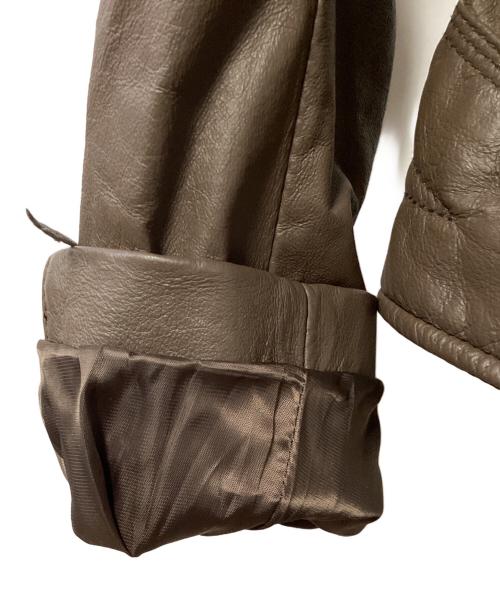 goa（ゴア）goa (ゴア) レザージャケット ブラウン サイズ:1の古着・服飾アイテム