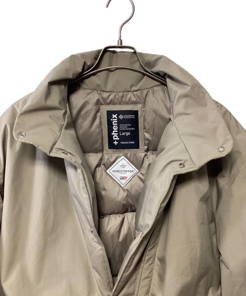 FREAK'S STORE（フリークスストア）FREAK'S STORE (フリークスストア) PHENIX (フェニックス) ダウンジャケット ベージュ サイズ:Largeの古着・服飾アイテム