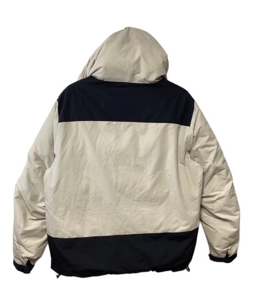 FIRST DOWN（ファーストダウン）FIRST DOWN (ファーストダウン) ダウンジャケット アイボリー×ブラック サイズ:LARGEの古着・服飾アイテム