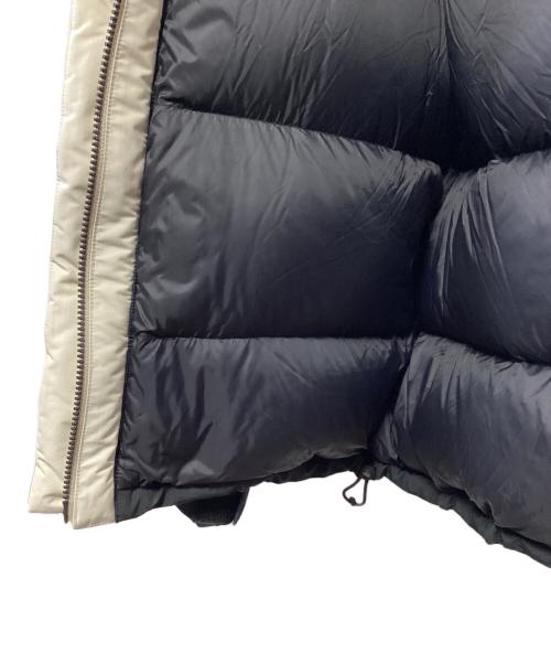 FIRST DOWN（ファーストダウン）FIRST DOWN (ファーストダウン) ダウンジャケット アイボリー×ブラック サイズ:LARGEの古着・服飾アイテム