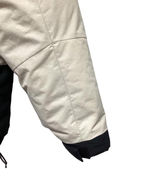 FIRST DOWN（ファーストダウン）FIRST DOWN (ファーストダウン) ダウンジャケット アイボリー×ブラック サイズ:LARGEの古着・服飾アイテム