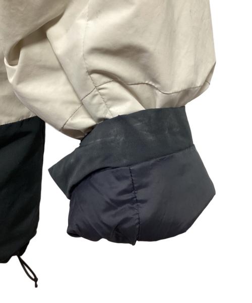 FIRST DOWN（ファーストダウン）FIRST DOWN (ファーストダウン) ダウンジャケット アイボリー×ブラック サイズ:LARGEの古着・服飾アイテム