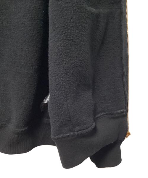 COMOLI（コモリ）COMOLI (コモリ) コットン裏毛 ジップパーカ ブラック サイズ:4の古着・服飾アイテム