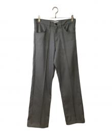 DAIRIKU（ダイリク）の古着「Straight FLASHER Pressed PANTS」｜グレー