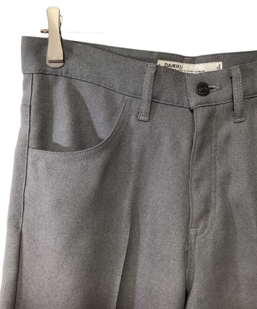 DAIRIKU（ダイリク）DAIRIKU (ダイリク) Straight FLASHER Pressed PANTS グレー サイズ:29の古着・服飾アイテム
