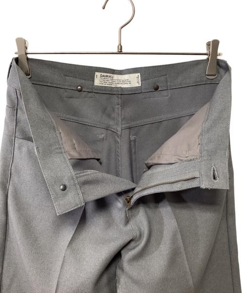 DAIRIKU（ダイリク）DAIRIKU (ダイリク) Straight FLASHER Pressed PANTS グレー サイズ:29の古着・服飾アイテム