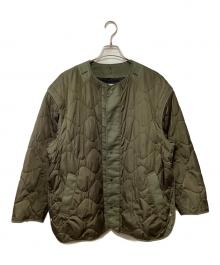 MAISON SPECIAL（メゾンスペシャル）の古着「キルティングコート」｜カーキ