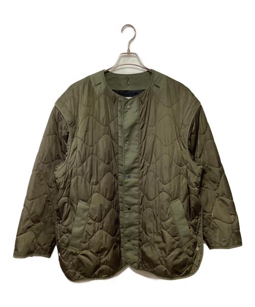 MAISON SPECIAL（メゾンスペシャル）MAISON SPECIAL (メゾンスペシャル) キルティングコート カーキ サイズ:2の古着・服飾アイテム