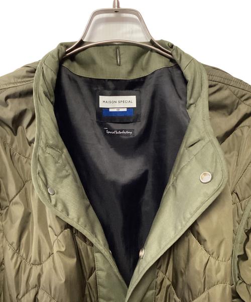 MAISON SPECIAL（メゾンスペシャル）MAISON SPECIAL (メゾンスペシャル) キルティングコート カーキ サイズ:2の古着・服飾アイテム