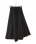 ATON（エイトン）の古着「フリースロングスカート」｜ブラック