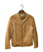 ARMANI COLLEZIONIアルマーニ コレツィオーニ）の古着「レザージャケット」｜キャメル
