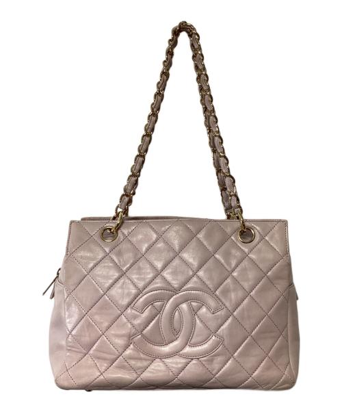 CHANEL（シャネル）CHANEL (シャネル) マトラッセチェーントートバッグ ピンクの古着・服飾アイテム