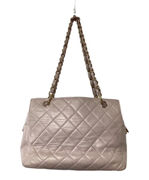 CHANEL（シャネル）CHANEL (シャネル) マトラッセチェーントートバッグ ピンクの古着・服飾アイテム