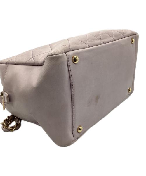 CHANEL（シャネル）CHANEL (シャネル) マトラッセチェーントートバッグ ピンクの古着・服飾アイテム