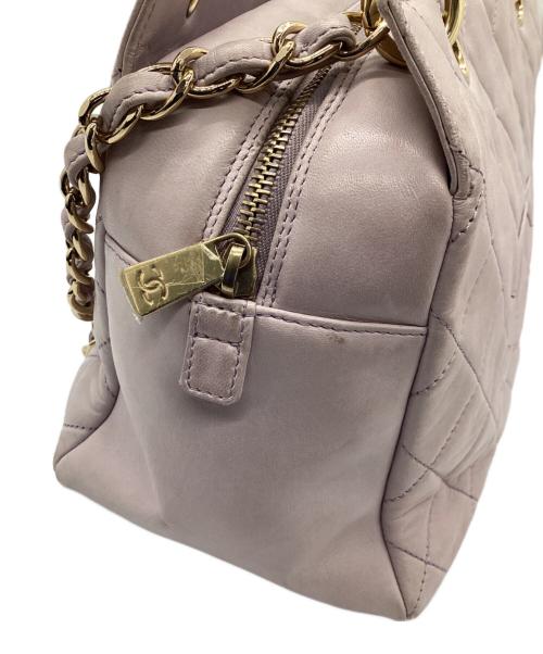 CHANEL（シャネル）CHANEL (シャネル) マトラッセチェーントートバッグ ピンクの古着・服飾アイテム