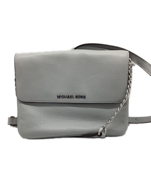 MICHAEL KORS（マイケルコース）MICHAEL KORS (マイケルコース) ショルダーバッグ ライトグレーの古着・服飾アイテム