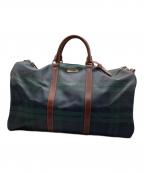 POLO RALPH LAURENポロ・ラルフローレン）の古着「2WAYボストンバッグ」｜グリーン×ネイビー