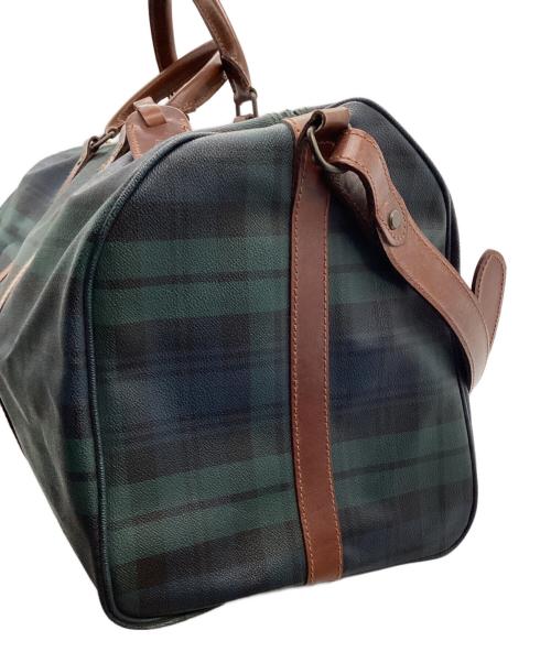 POLO RALPH LAUREN（ポロ・ラルフローレン）POLO RALPH LAUREN (ポロ・ラルフローレン) 2WAYボストンバッグ グリーン×ネイビーの古着・服飾アイテム