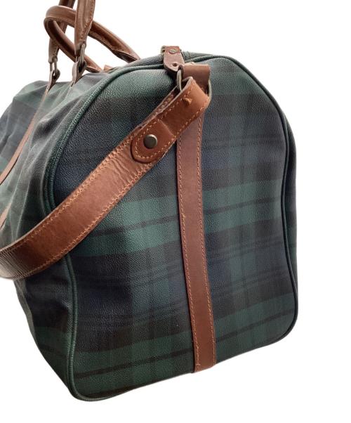 POLO RALPH LAUREN（ポロ・ラルフローレン）POLO RALPH LAUREN (ポロ・ラルフローレン) 2WAYボストンバッグ グリーン×ネイビーの古着・服飾アイテム