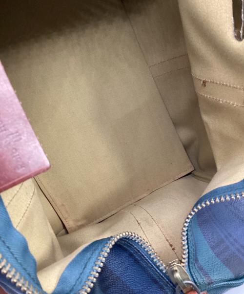 POLO RALPH LAUREN（ポロ・ラルフローレン）POLO RALPH LAUREN (ポロ・ラルフローレン) 2WAYボストンバッグ グリーン×ネイビーの古着・服飾アイテム