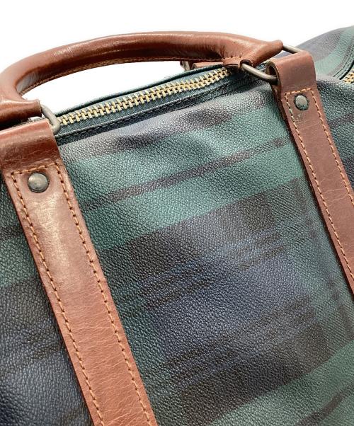 POLO RALPH LAUREN（ポロ・ラルフローレン）POLO RALPH LAUREN (ポロ・ラルフローレン) 2WAYボストンバッグ グリーン×ネイビーの古着・服飾アイテム