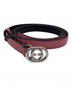 GUCCIグッチ）の古着「インターロッキングベルト」｜ピンク