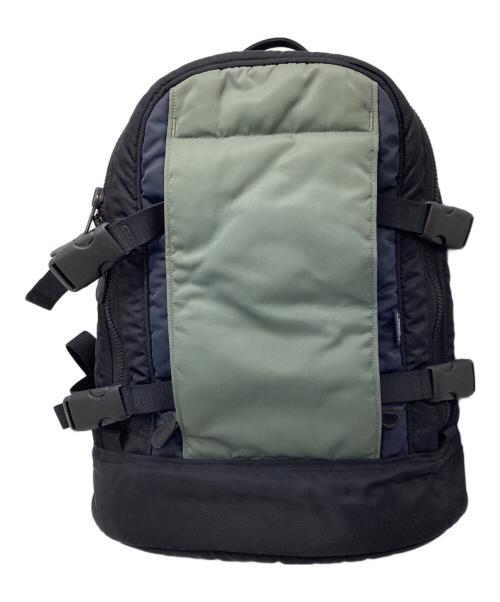 HARVEST LABEL（ハーヴェストレーベル）HARVEST LABEL (ハーヴェストレーベル) リュック ネイビー×カーキの古着・服飾アイテム