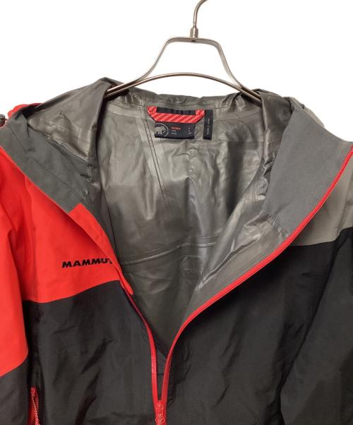 MAMMUT（マムート）MAMMUT (マムート) マウンテンパーカー レッド×ブラック サイズ:XLの古着・服飾アイテム