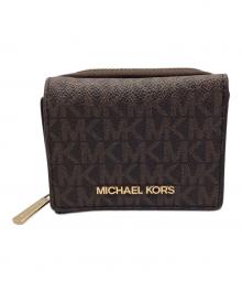 MICHAEL KORS（マイケル・コース）の古着「3つ折り財布」｜ブラウン