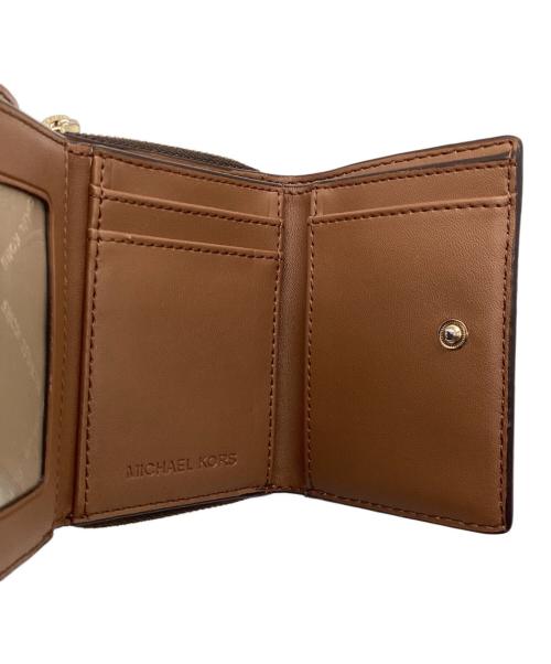 MICHAEL KORS（マイケル・コース）MICHAEL KORS (マイケル・コース) 3つ折り財布 ブラウンの古着・服飾アイテム