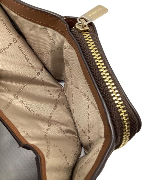 MICHAEL KORS（マイケル・コース）MICHAEL KORS (マイケル・コース) 3つ折り財布 ブラウンの古着・服飾アイテム