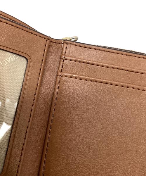 MICHAEL KORS（マイケル・コース）MICHAEL KORS (マイケル・コース) 3つ折り財布 ブラウンの古着・服飾アイテム