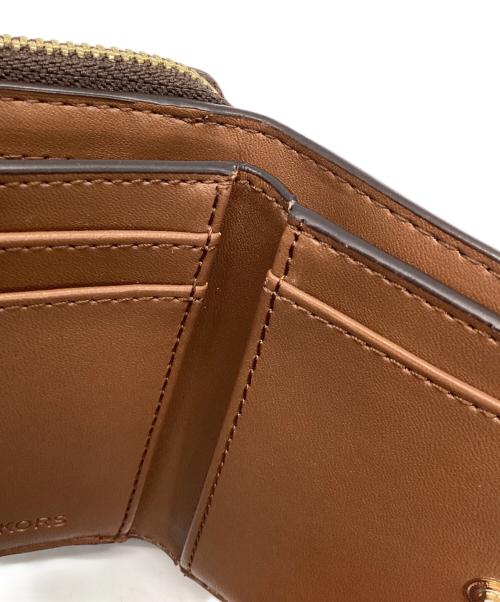 MICHAEL KORS（マイケル・コース）MICHAEL KORS (マイケル・コース) 3つ折り財布 ブラウンの古着・服飾アイテム