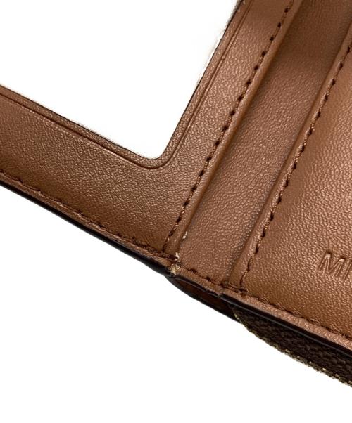 MICHAEL KORS（マイケル・コース）MICHAEL KORS (マイケル・コース) 3つ折り財布 ブラウンの古着・服飾アイテム