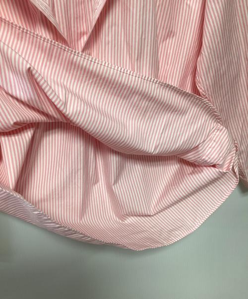 LACOSTE（ラコステ）LACOSTE (ラコステ) ノーカラーシャツ ピンク サイズ:UK34の古着・服飾アイテム